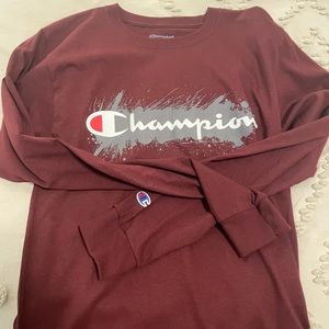 Red champion long sleeve